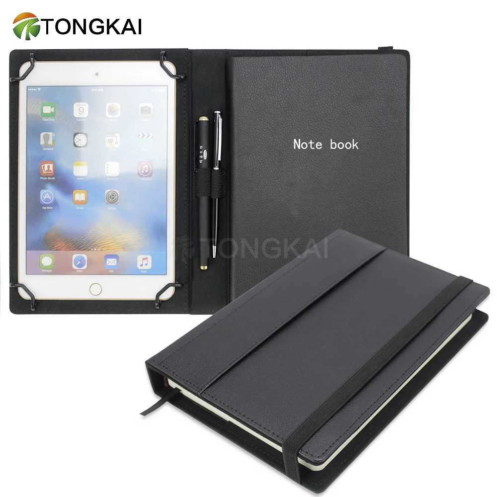 Custom Premium Quality Design Leather Bound Custom a5 Notebook Covers Personal Organizer Planner Writing Daily with Elastic Band