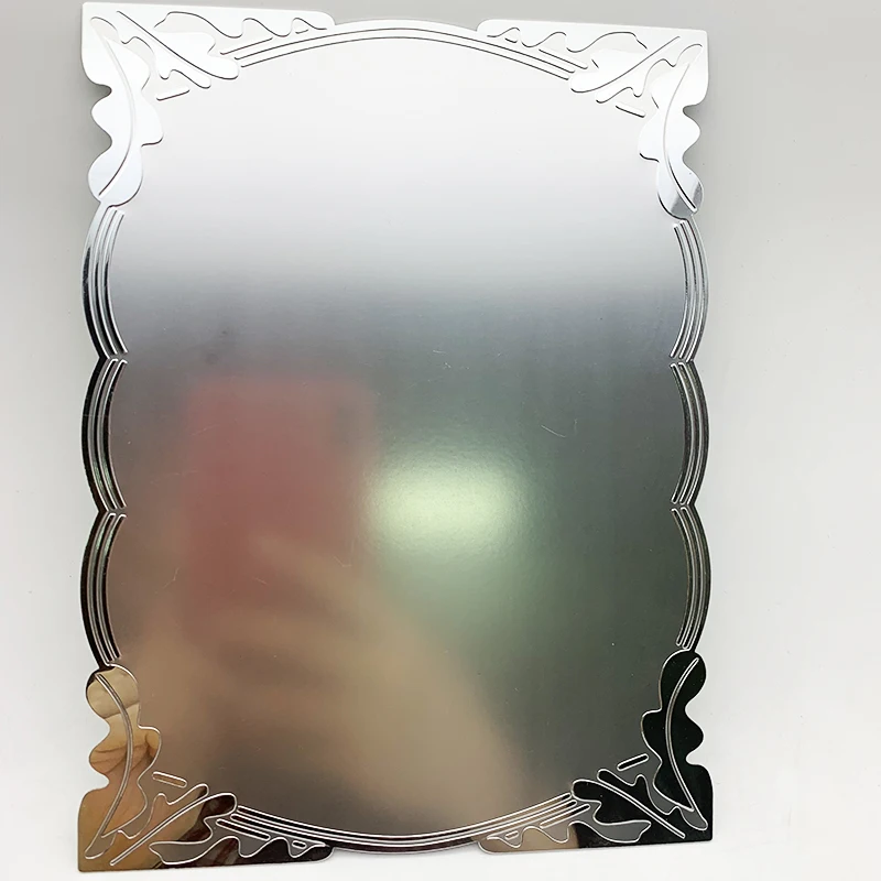 Newest custom engraved blank metal award plate  for business souvenir