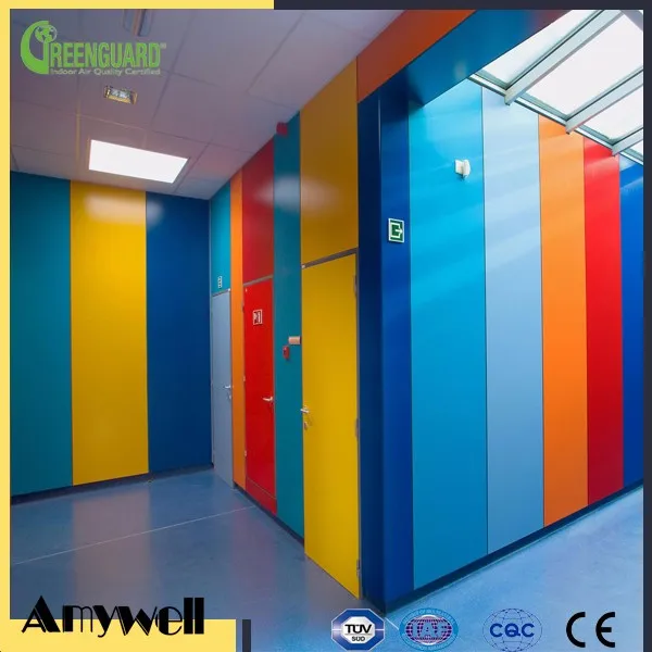 Amywell compact laminate cheap interior wood wall panel sheet