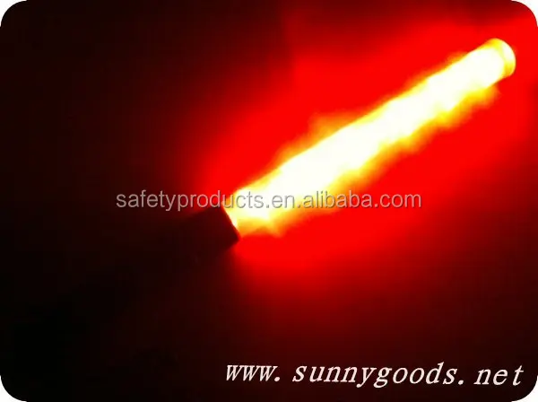 length54cm with 6pcs red leds torch light baton