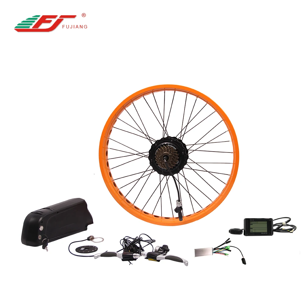 Wholesale 500w electric fat bike ebike kit with 48v lithium battery