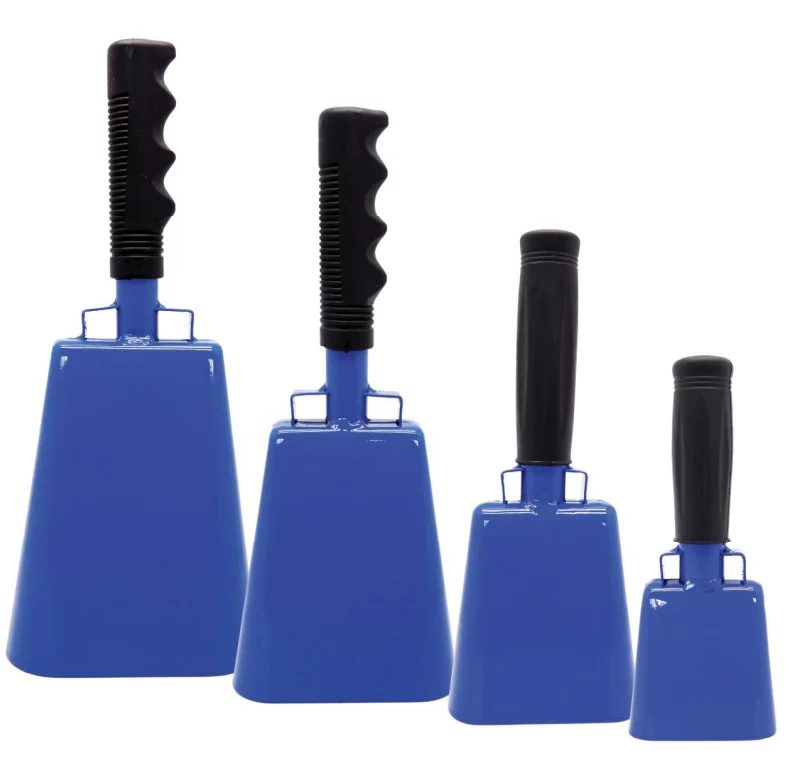 Wholesale custom sports cow bell with handle for sporting events