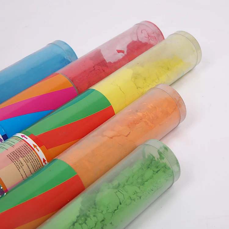 Best Selling Color Run 30 cm Wholesale Holi Powder Smoke Confetti Cannon