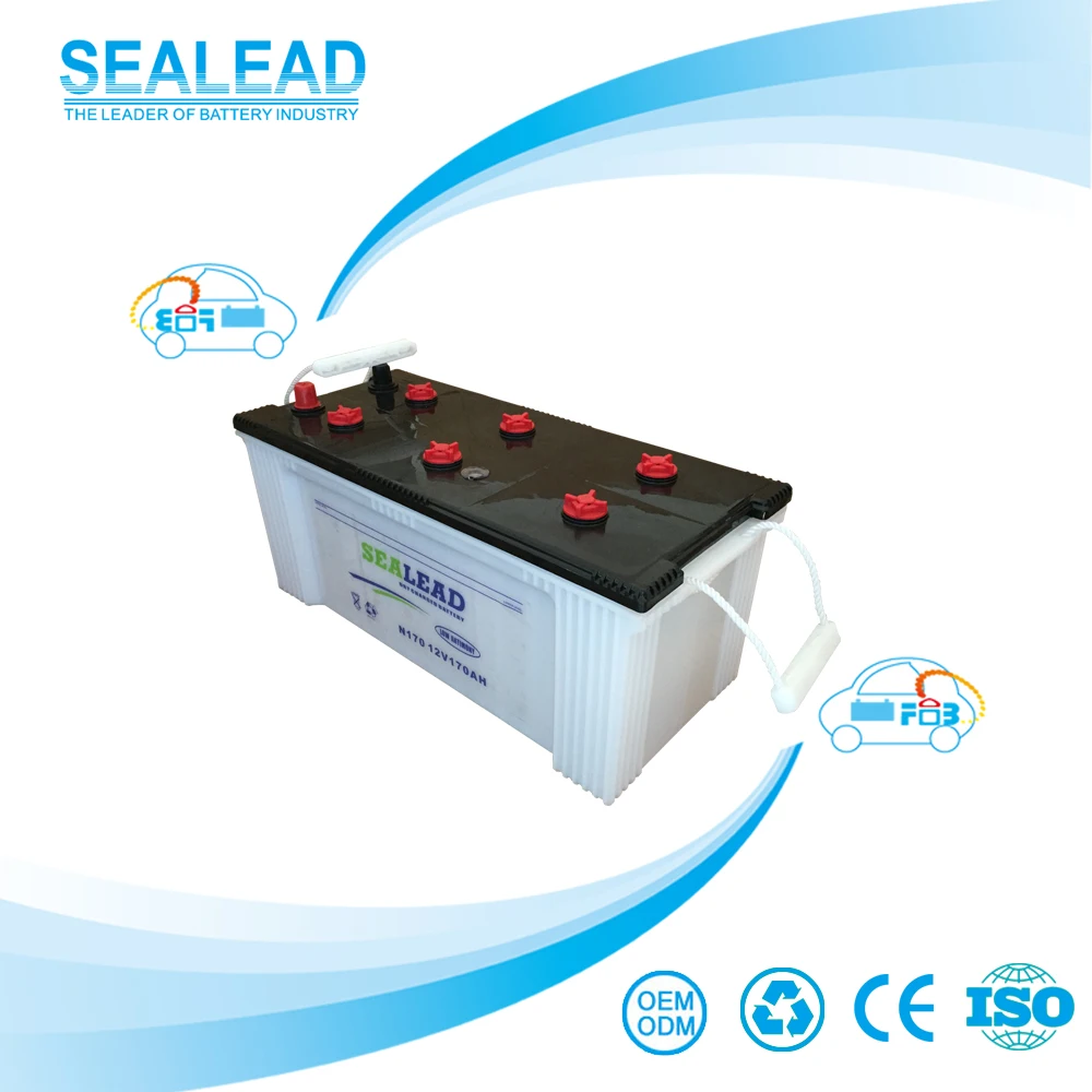 
Factory directly dry charged lead battery 12v 170ah car battery truck battery 