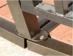 Hot sale outdoor garden gazebo PE rattan iron frame with floor