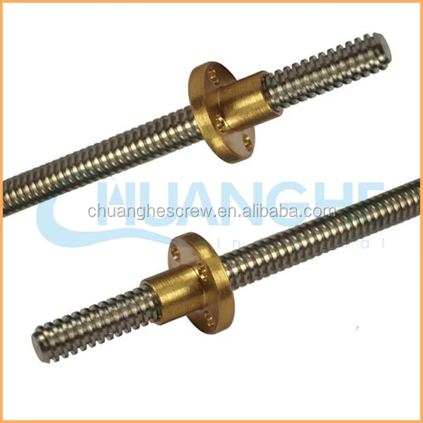 Chuanghe sales ball lead screw sfu1004 with special screw nuts