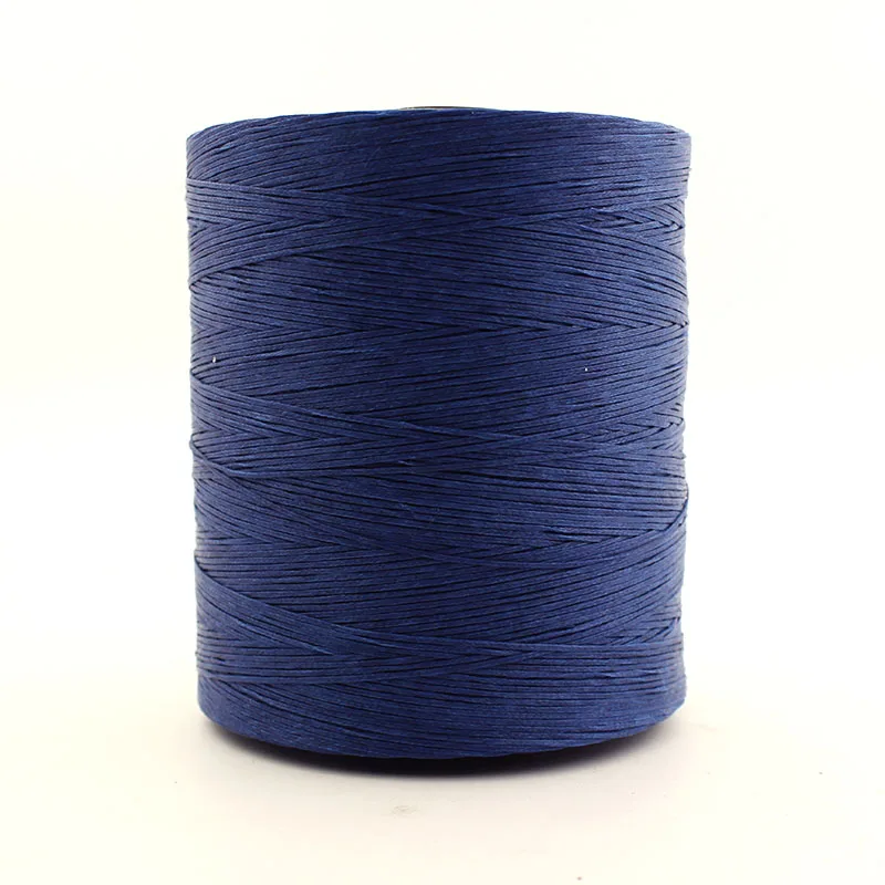 420D/16 Wholesale Linen Wax Thread High Strength spun Polyester Braid Wax Thread Leather lines and bonded Sewing