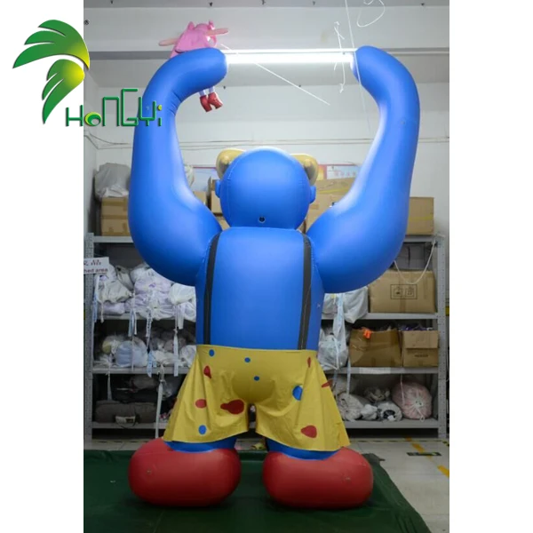 Огромный черный надувной Kingkong/Monkey /