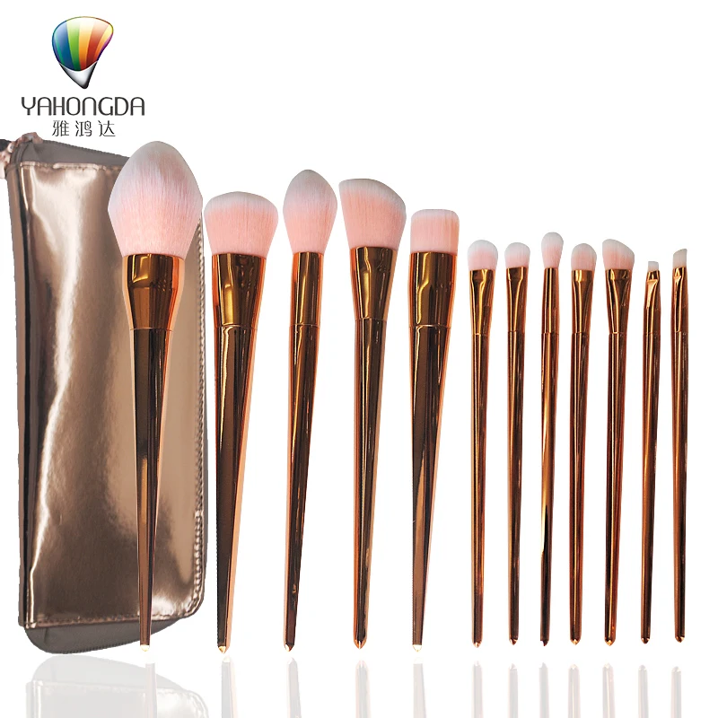 New Concept Best Selling Products Beauty 12 Piece Soft Concealer Brush With Bag