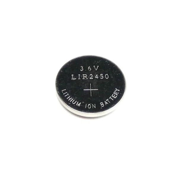 LIR2450 card packaging button batteries and rechargeable lithium ion LIR2450 battery