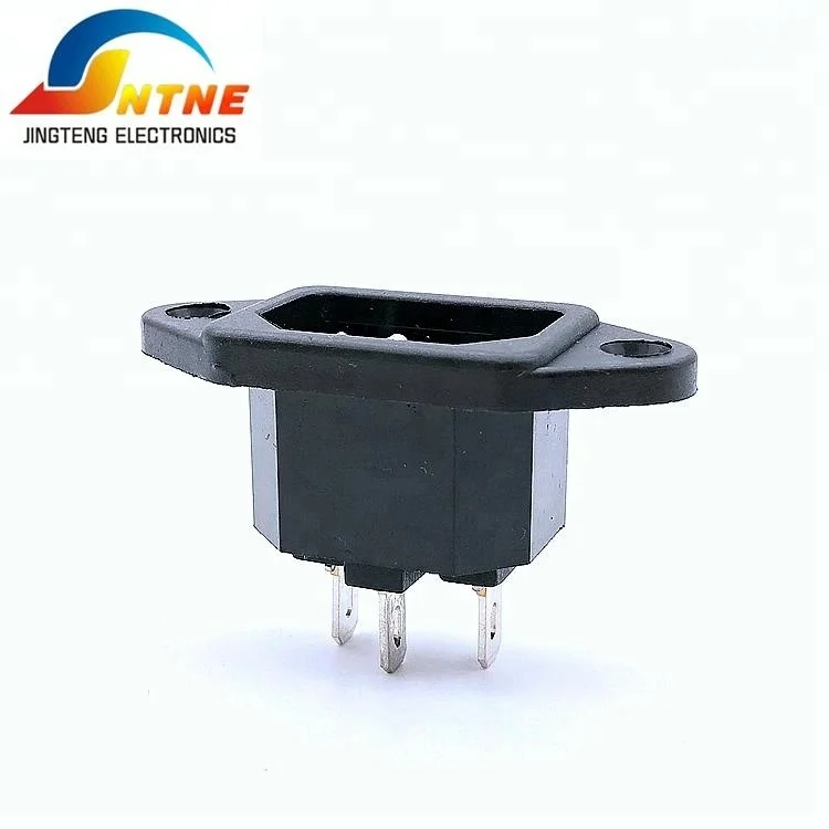AC-14-02 JINGTENGELE 3pin Женский стены розетка/250 В разъем питания