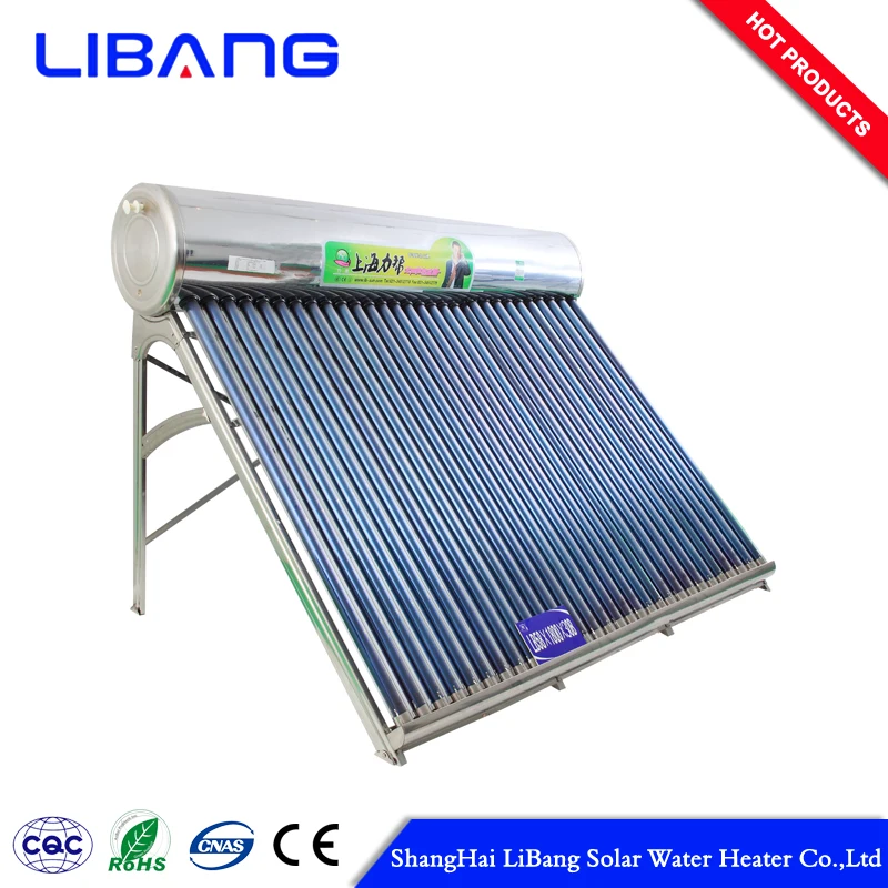 Direct Factory direct flow evacuated tube heat pipe solar collectors