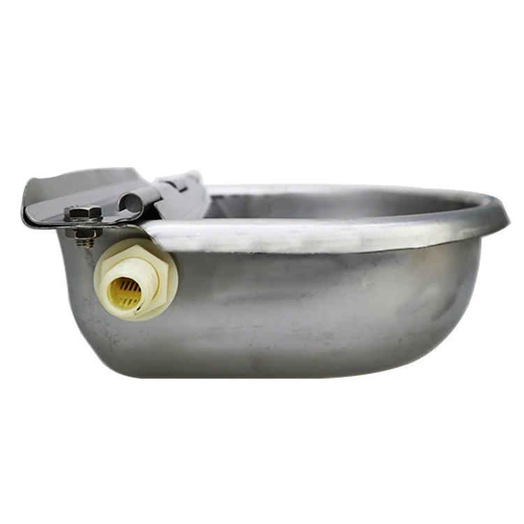 2.5L Stainless steel horse cattle dog drinking water bowl