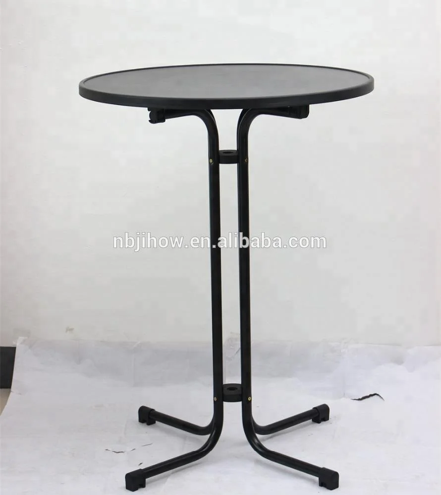 outdoor event promotion plastic folding cocktail bar bistro dining table