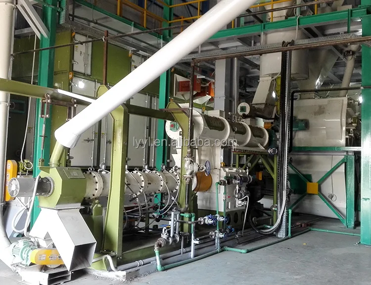 Floating fish feed production line