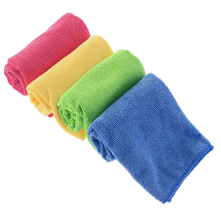 Eco-Friendly custom logo micro fiber car cleaning cloth towel
