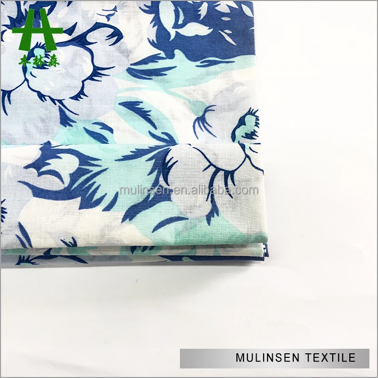 Shaoxing текстиль 60s * 60s новый стиль 100% Печать Хлопок Вуаль ткань индия