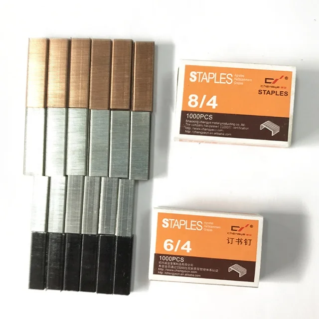 6/4(21/14, No.11, No.25, No.48) staples with black color