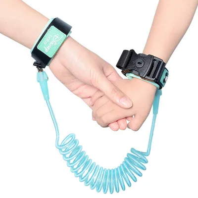 Key Lock Anti Lost Wrist Link, Toddler Child Safety Wrist Leash, Anti Lost Rope Walking Harness for Kids