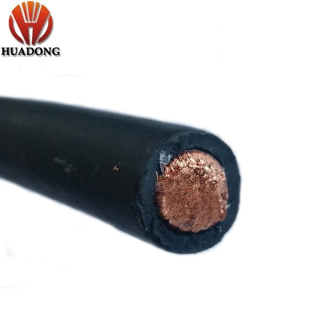 Heavy duty Flexible Underwater Welding cable 70mm2 super flex pure copper oil/water/corrosion resistance CPC rubber sheath