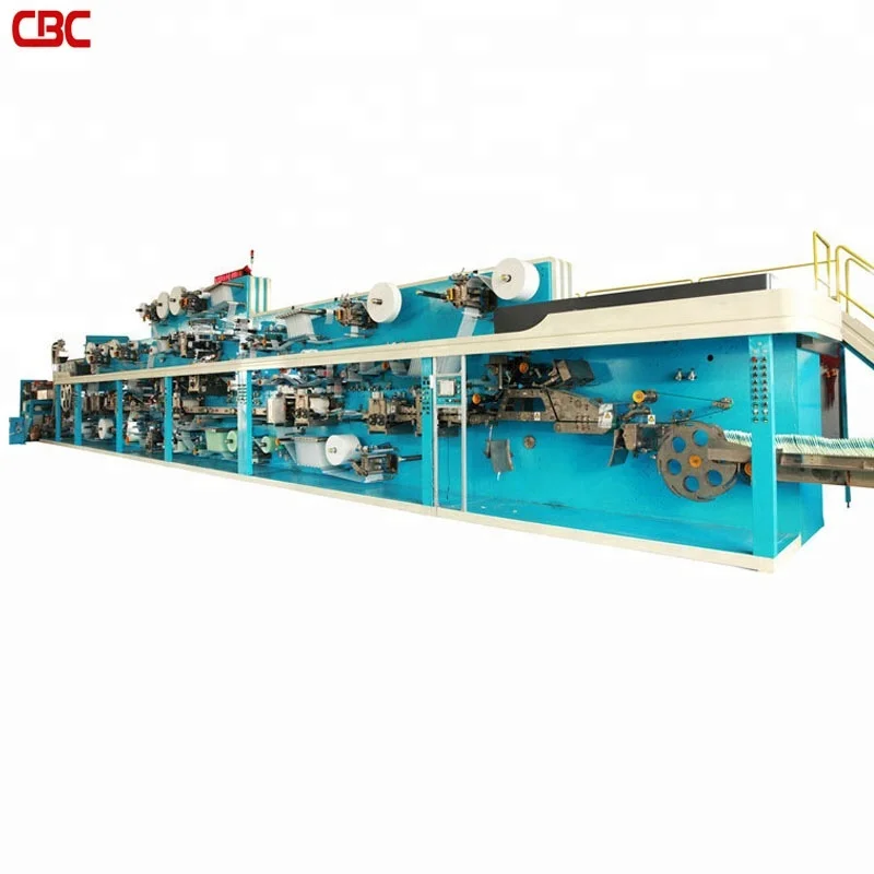 Quanzhou одноразовые детские подгузники машина производители полностью автоматический памперсы, делая машину