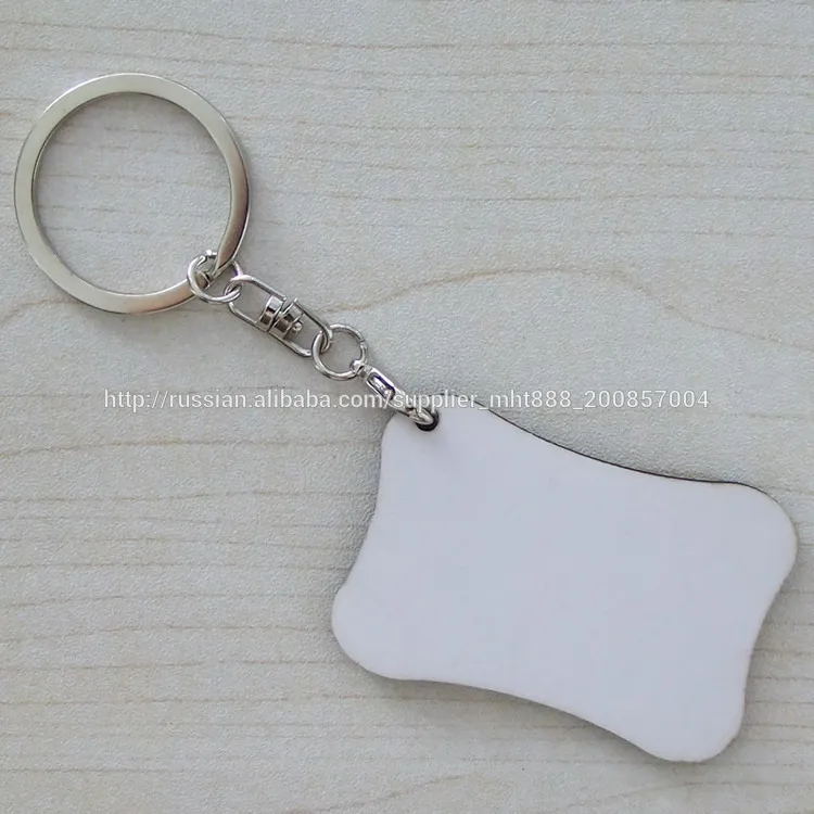 sublimation blanks key ring A326 sublimation key chain sublimation MDF key rings