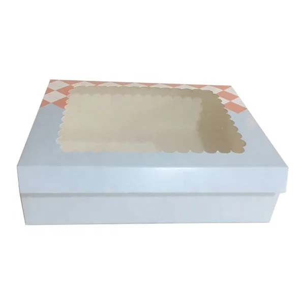 Wholesale custom printed high quality paper donut packaging box,donut box with clear window,packaging box for donut
