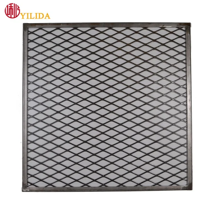 Stainless steel aluminum small hole expanded metal mesh panel for filter mesh