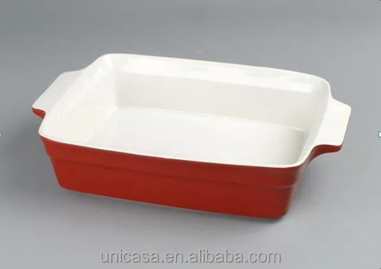 Unicasa Chafing Dish Ceramic Baking Tray Stoneware Dishes Set Stoneware Bakeware Set