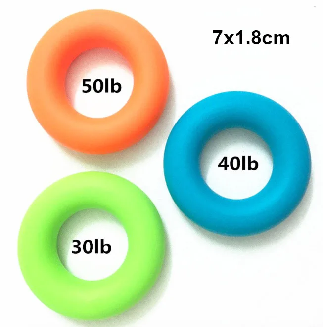 Eco Friendly Finger Exercise Trainer Silicone Hand Grip Ring