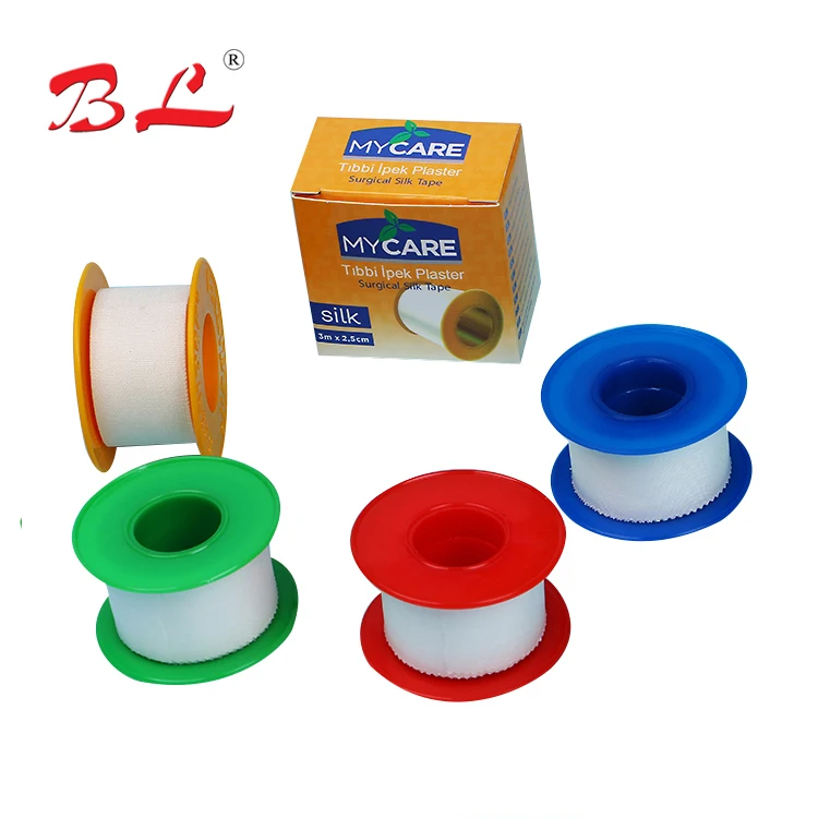 OEM medical paper tape/medical silk tape/ Medical Adhesive&Suture Material Properties silk plaster