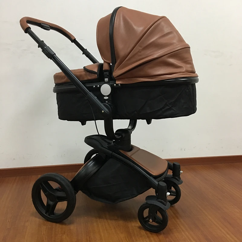 High Quality Lightweight Portable Folding Baby Stroller with High Landscape Features Can Sit and Lie Down for Newborns