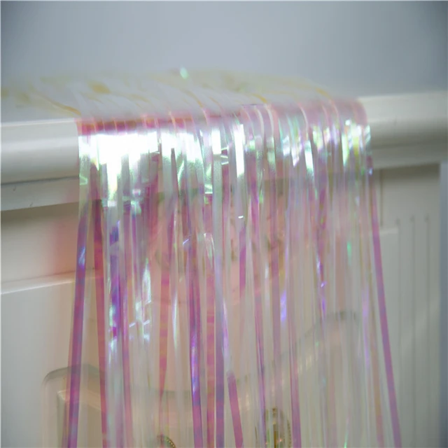 Colorful Rainbow Party Curtain For Wedding Event Backdrop Decoration