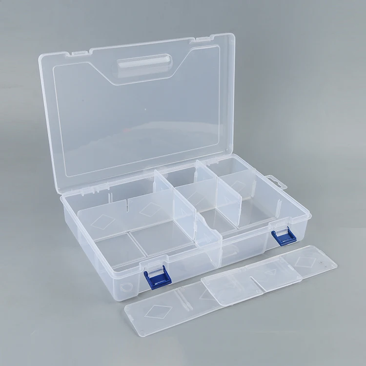 Latest product multifunction polychrome plastic storage box for ornament