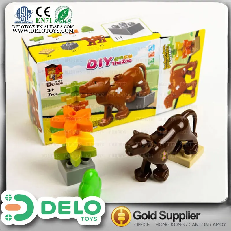 DELO TOYS  china marketplace preschool educational toys zoo animal set toy in bulk DE0083028