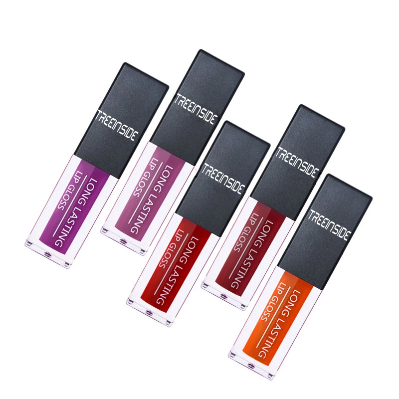 
OEM Wholesale Private Label Clear Tube Matte liquid Lipstick Non-sticking Long-lasting Lip Glossy 