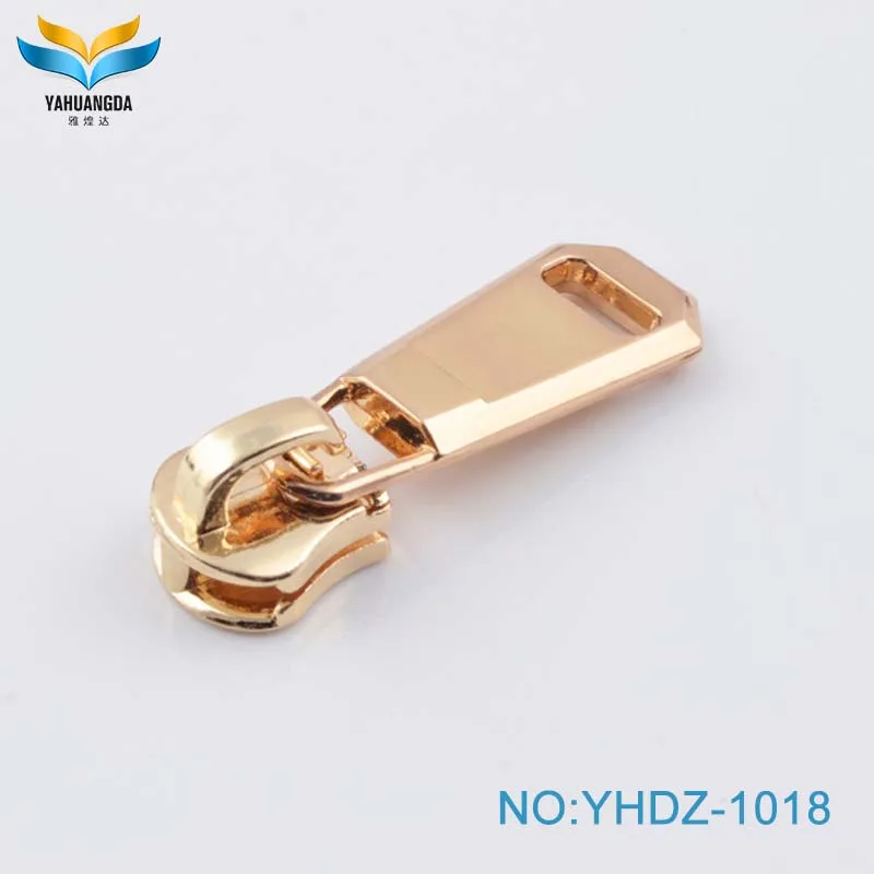 YHD fashion metal zipper slider in Hardware