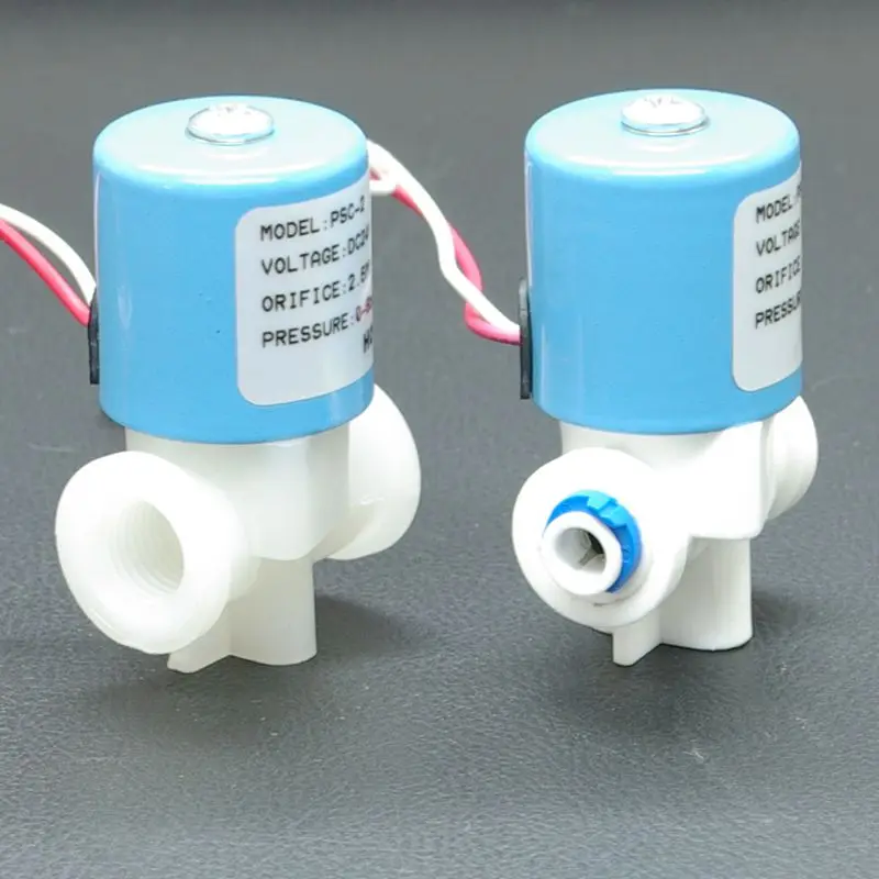 24V 12V DC 220V 110V AC  Plastic Solenoid valve