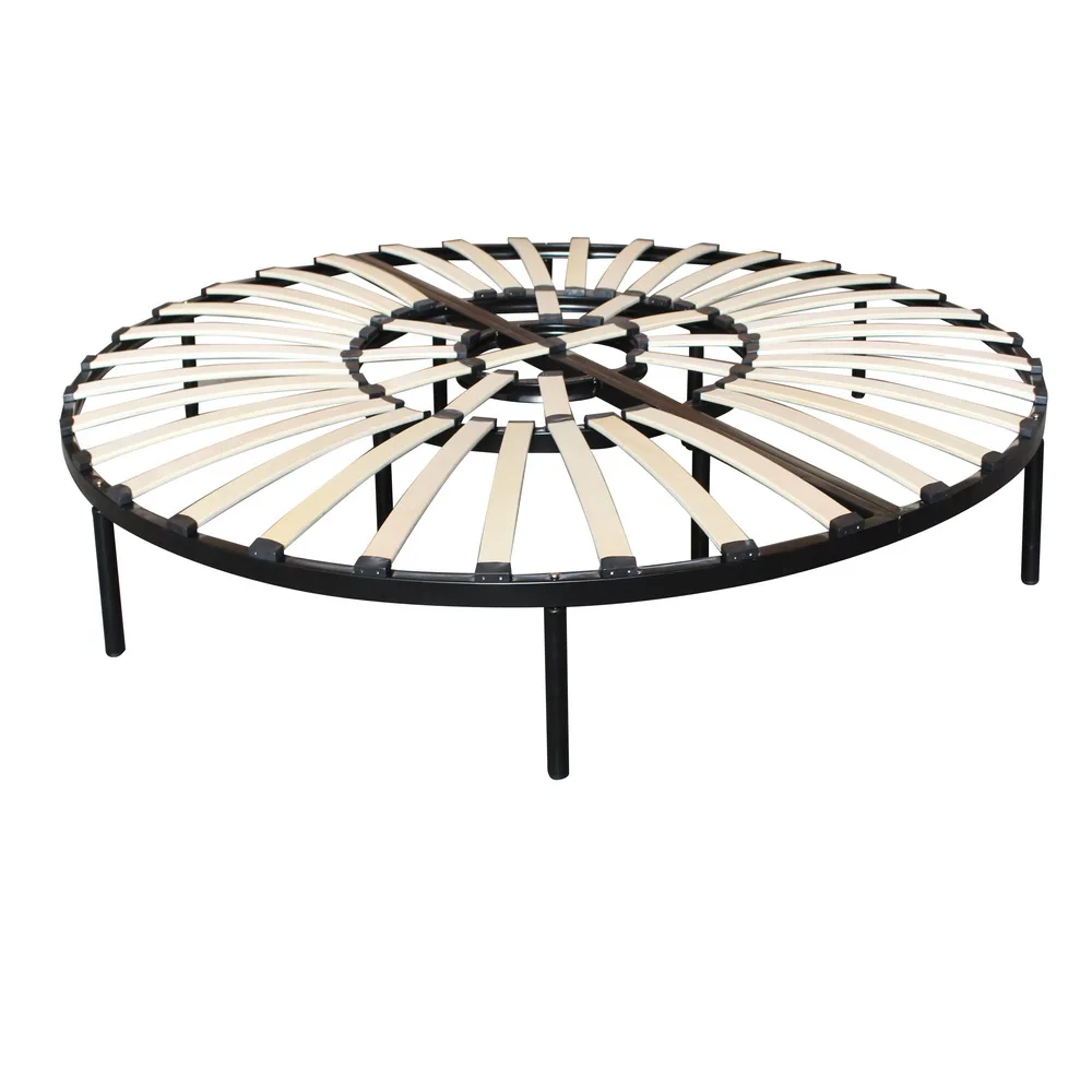 Metal Furniture Bedroom Sets king Round Platform Bed DJ-PQ06 king Size Bed Furniture