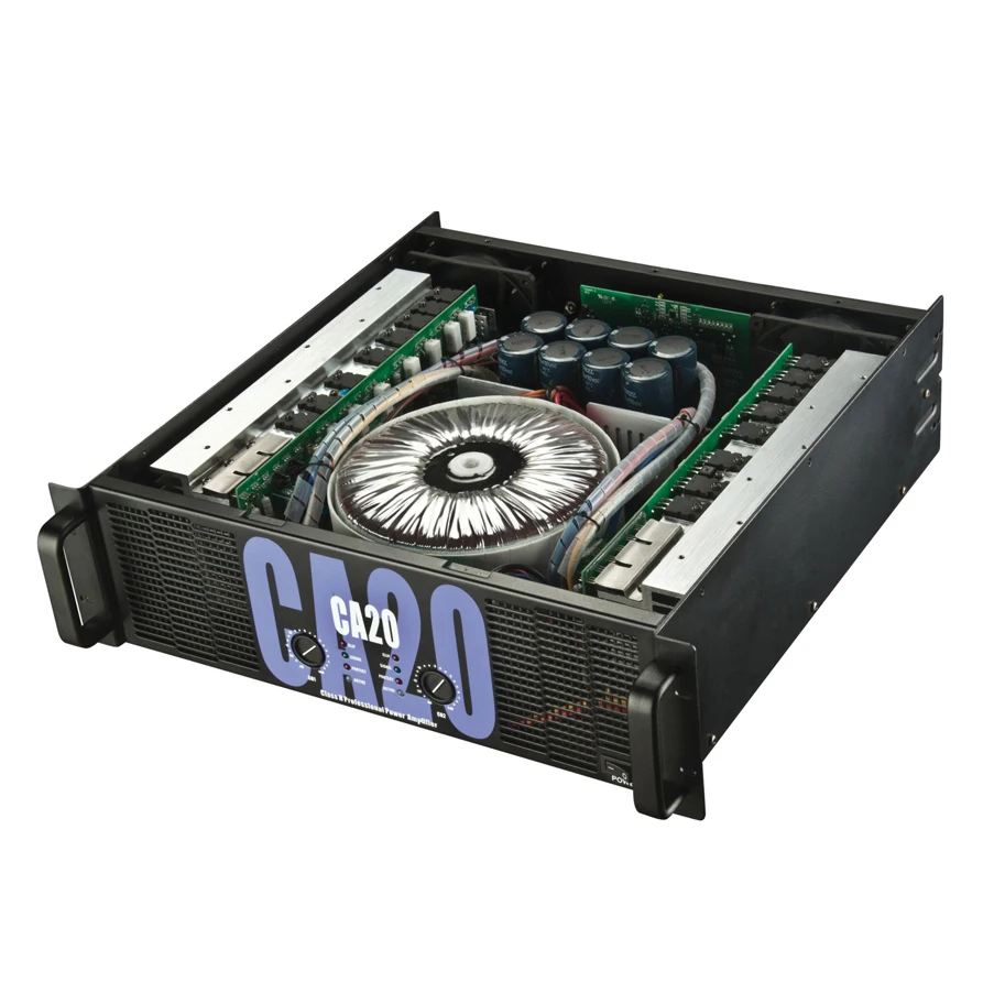 3U professional digital power amplifier 3 Channel audio power pa amplifier Morin CA-4