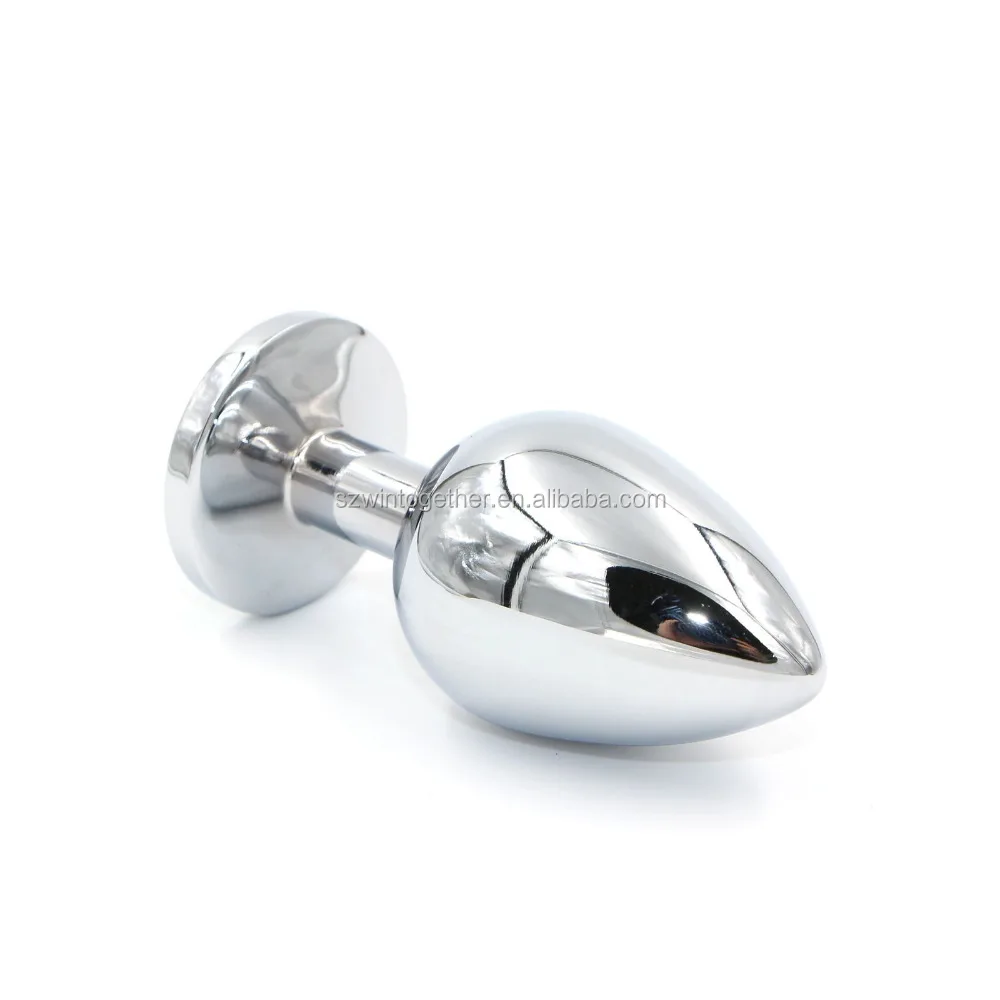 Jewelry anal sex toys stainless steel anal plug