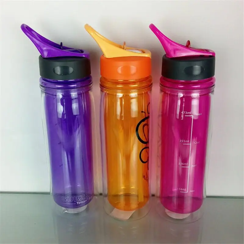wholesale New Arrivel BPA Free Tritan Material Drinking Water Long Infuser Fruit Bottle