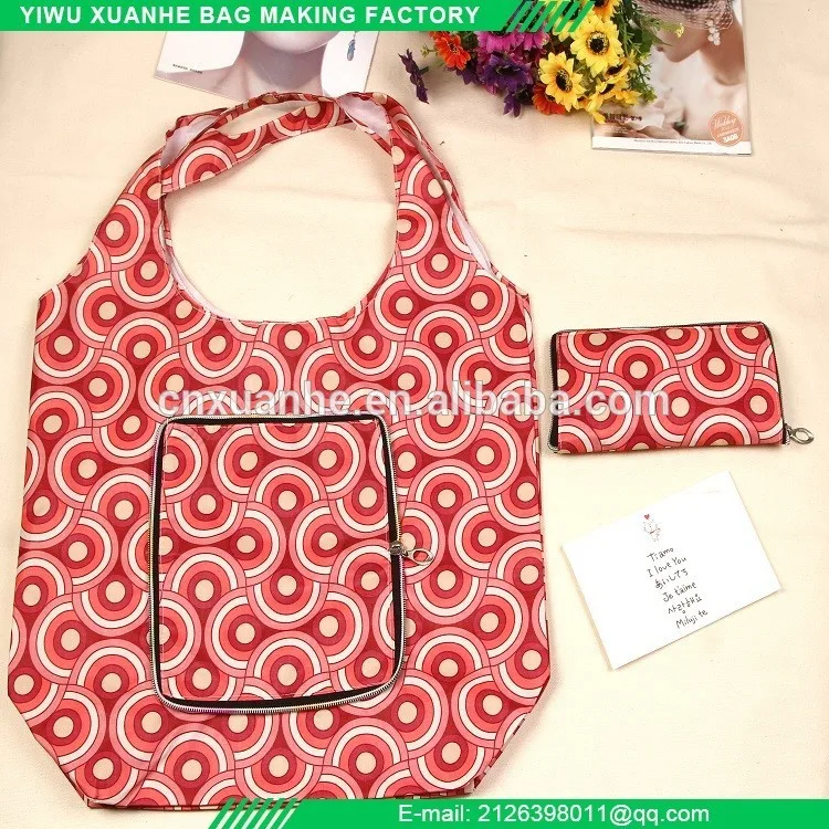 
cheap wholesale custom waterproof reusable shopping bag pouch eco promotional 