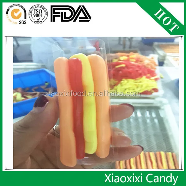 Strawberry flavour Hamburger burger hot dog Pizza Cola gummy sweet candy with HALAL certificate