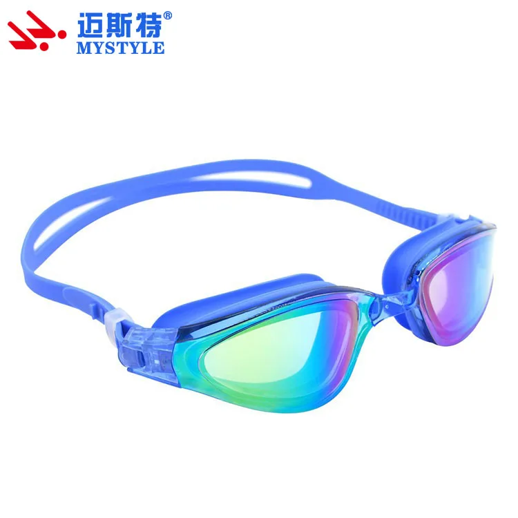 Silicone material wide view sports goggles