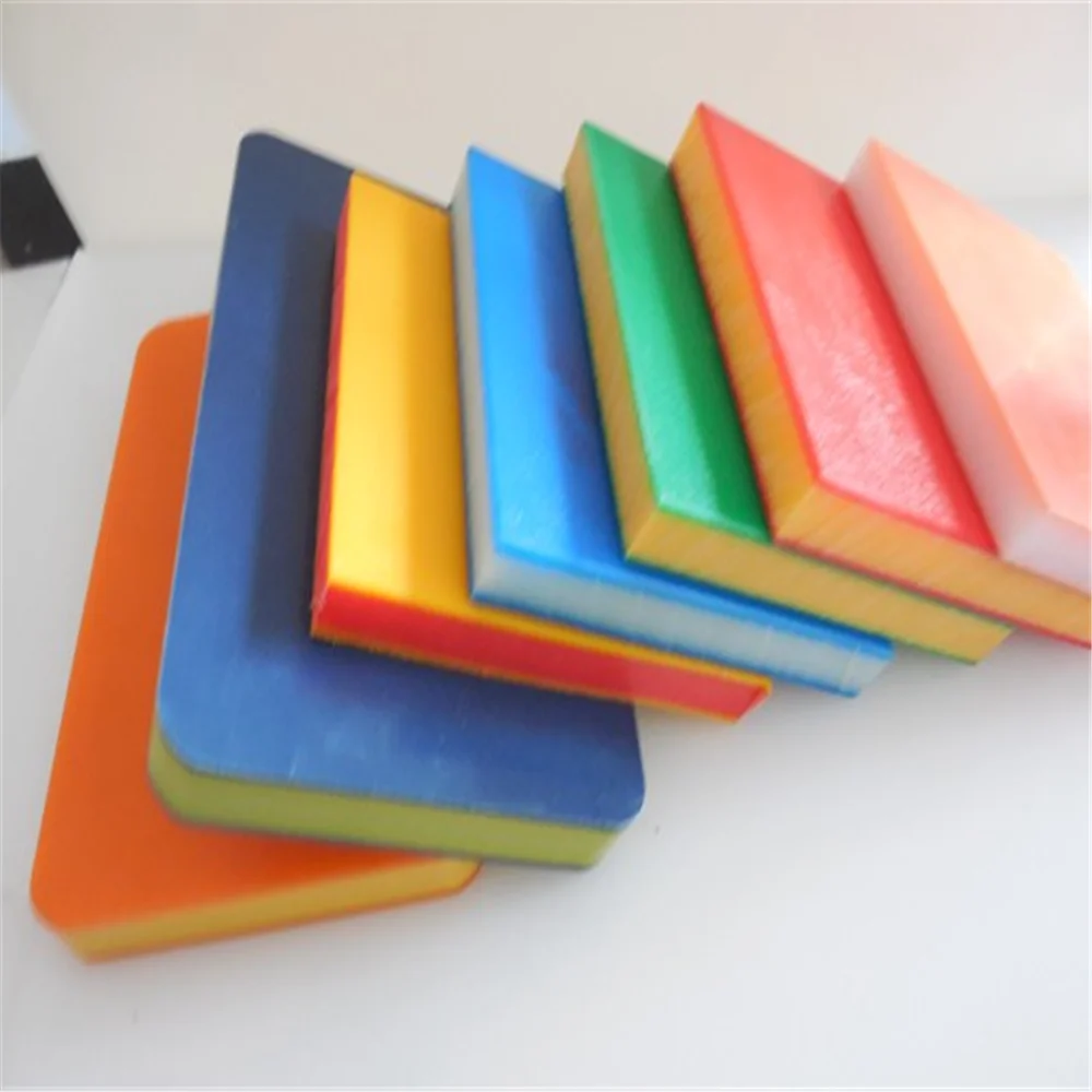 
single color HDPE plate with texture finish/textured HDPE plastic sheet 