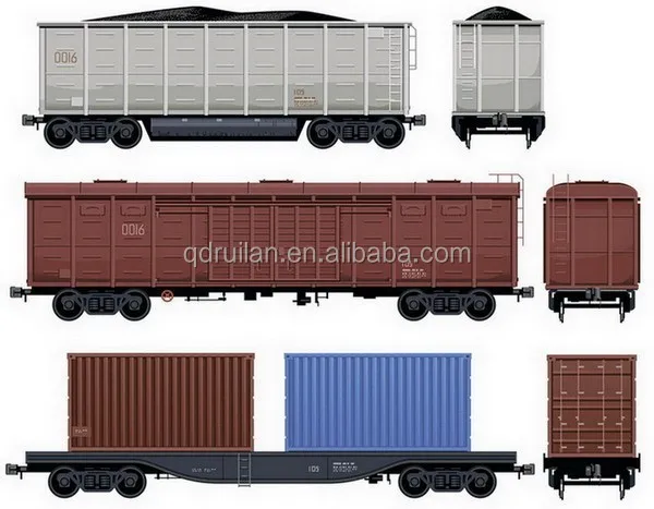 
South Africa Railway Flat Wagon car, Railway freight Wagon , wagon for container 