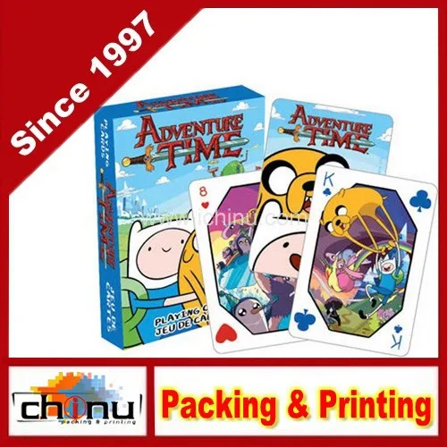 Новые лицензионные официальные игральные карты с мультипликационным принтом время приключений герметичная колода (430078)