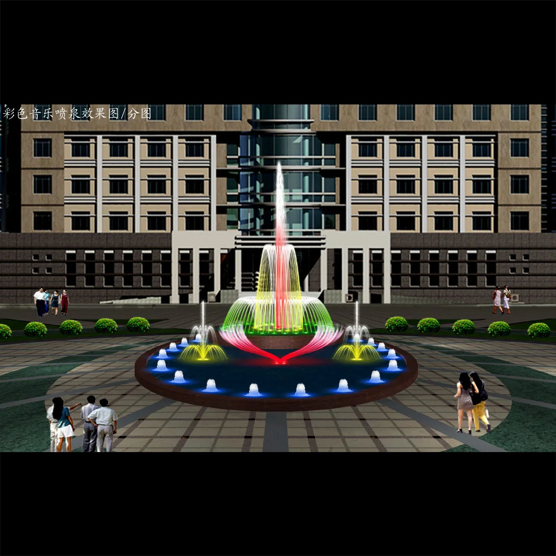 Отель декоративный фонтан seafountain design