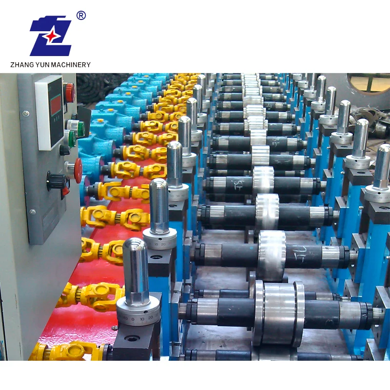 Full Automatic Steel Elevator Guide Rail Making Cold Roll Forming Machine Rolling Mill
